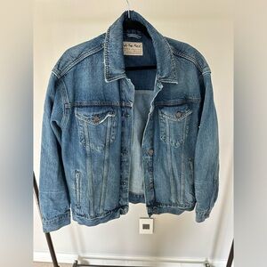 Free People Oversized Denim Jacket size M